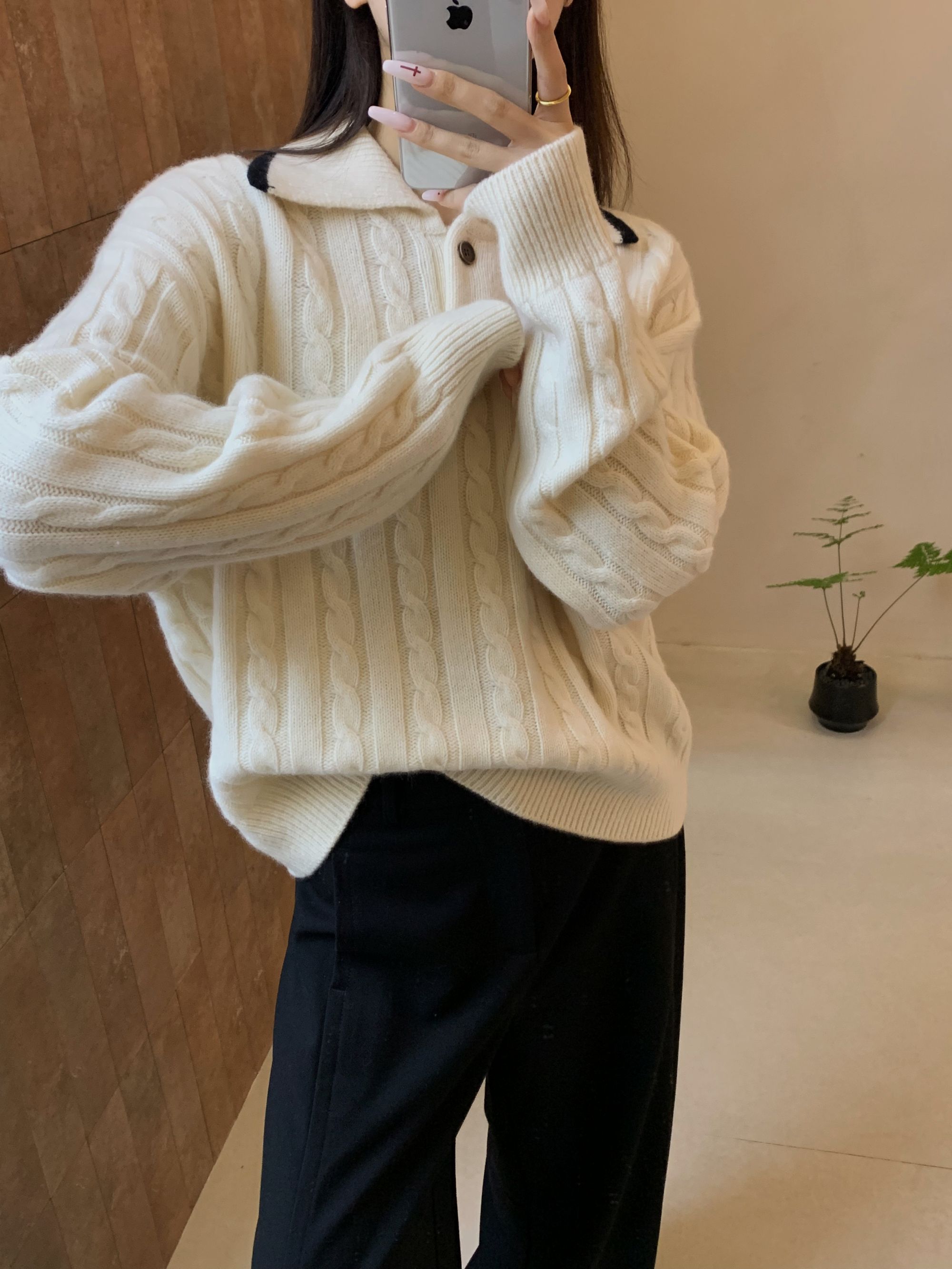 绒衣纺-(649-750集合链接)女款时尚休闲羊绒羊毛秋冬加厚针织衫