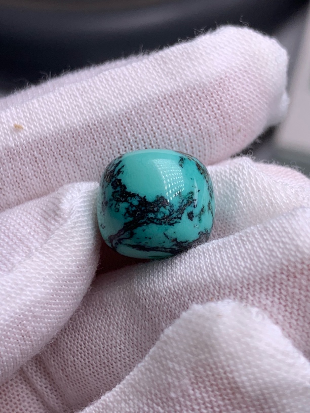 水草纹老型桶珠文玩配珠手工，水墨画特色千里江山