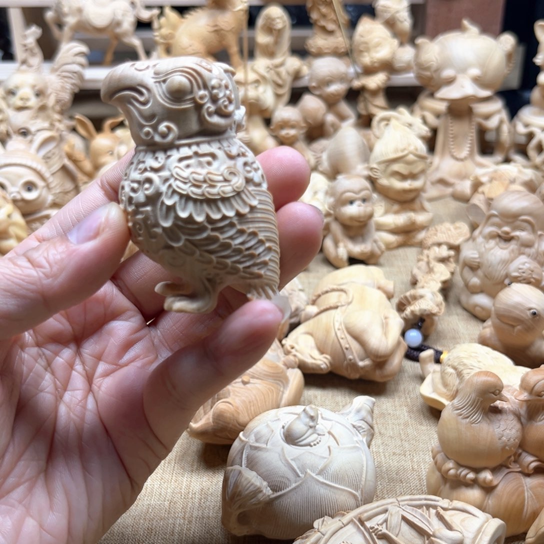 黄杨木沧**音小叶黄杨鸟尊