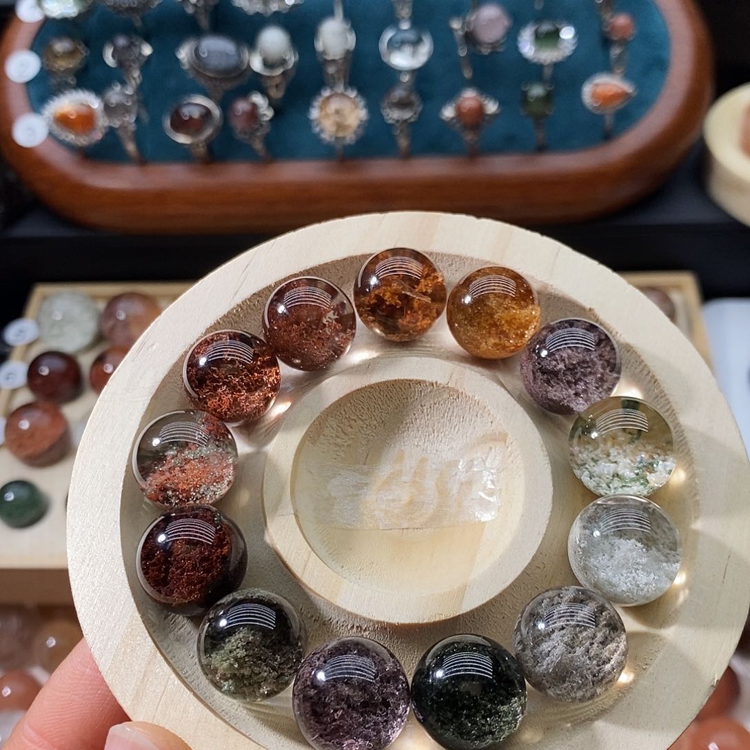 水晶珠宝半成品未镶嵌定制14+