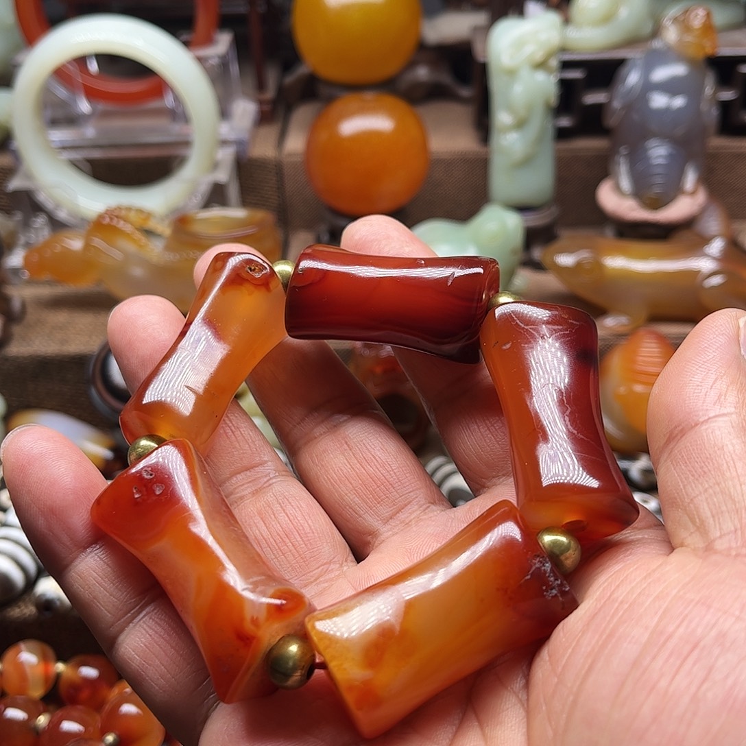 玛瑙/玉髓未镶嵌车挂