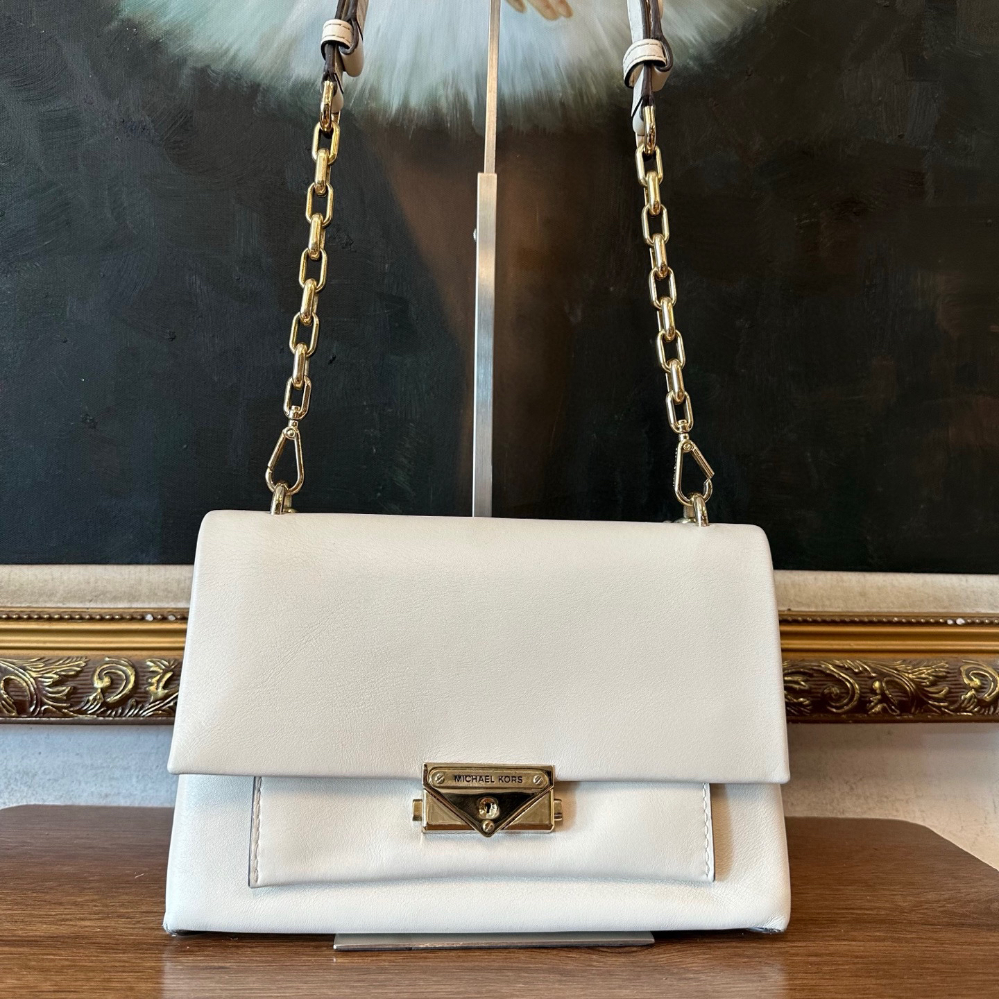 95新 MICHAEL KORS/迈克高仕 mk斜挎包/008198/尺寸24*16