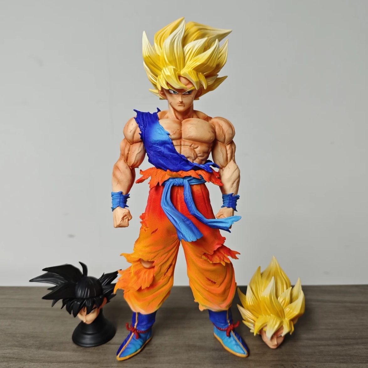 【造物严选】LK初超悟空31cm三头雕七龙珠动漫周边GK手办像模型摆件