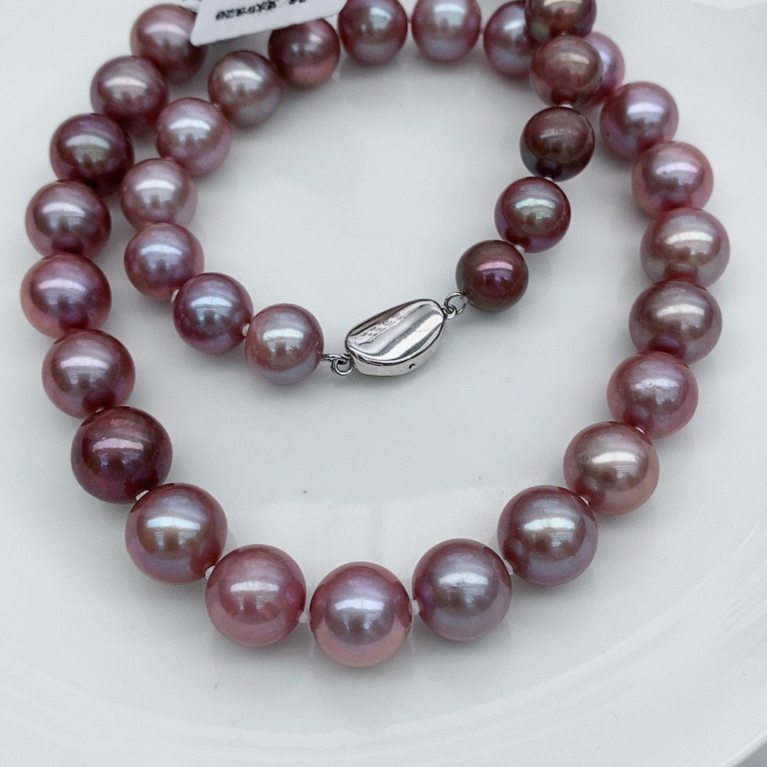 淡水珍珠颈饰银S925镶嵌