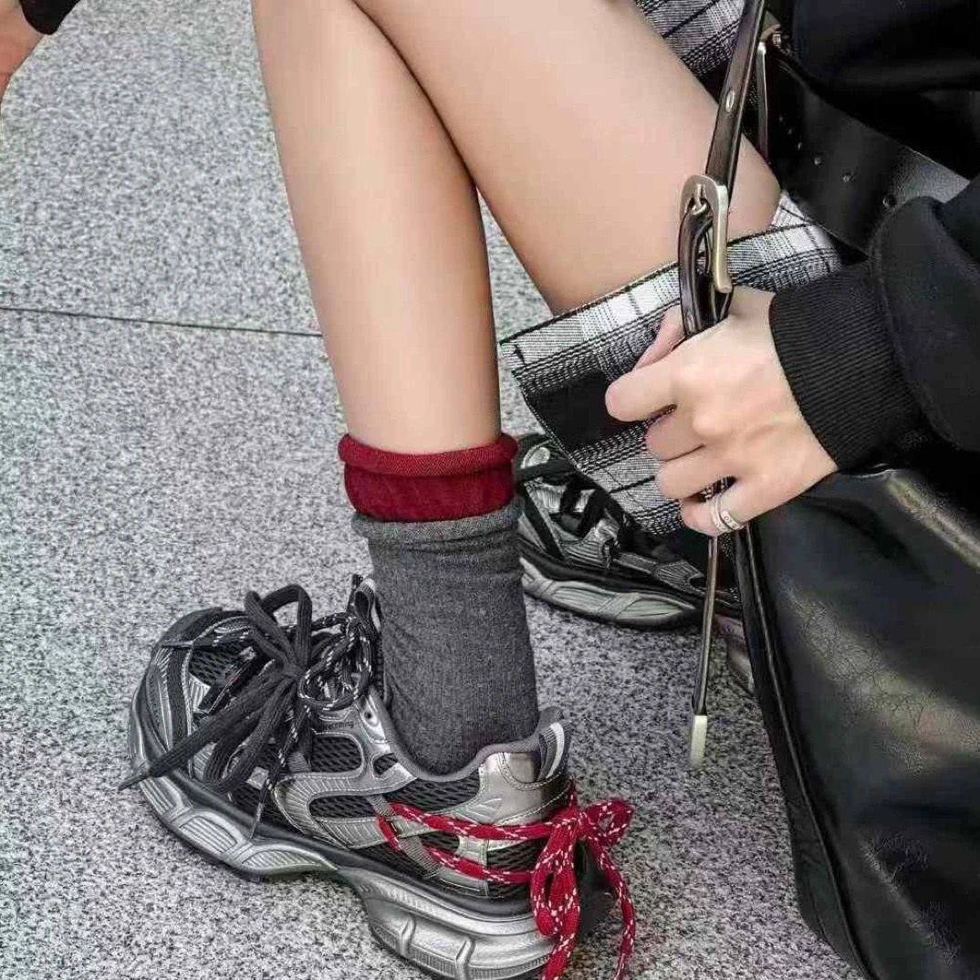 厚底透气个性炸街厚底老爹鞋秋季舒适防滑运动休闲鞋