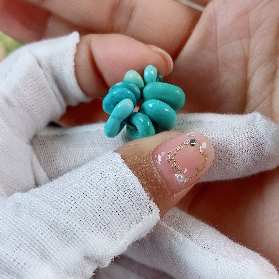 未镶嵌绿松石珠宝奇石