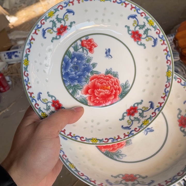碗瓷景德镇高温细白瓷餐具