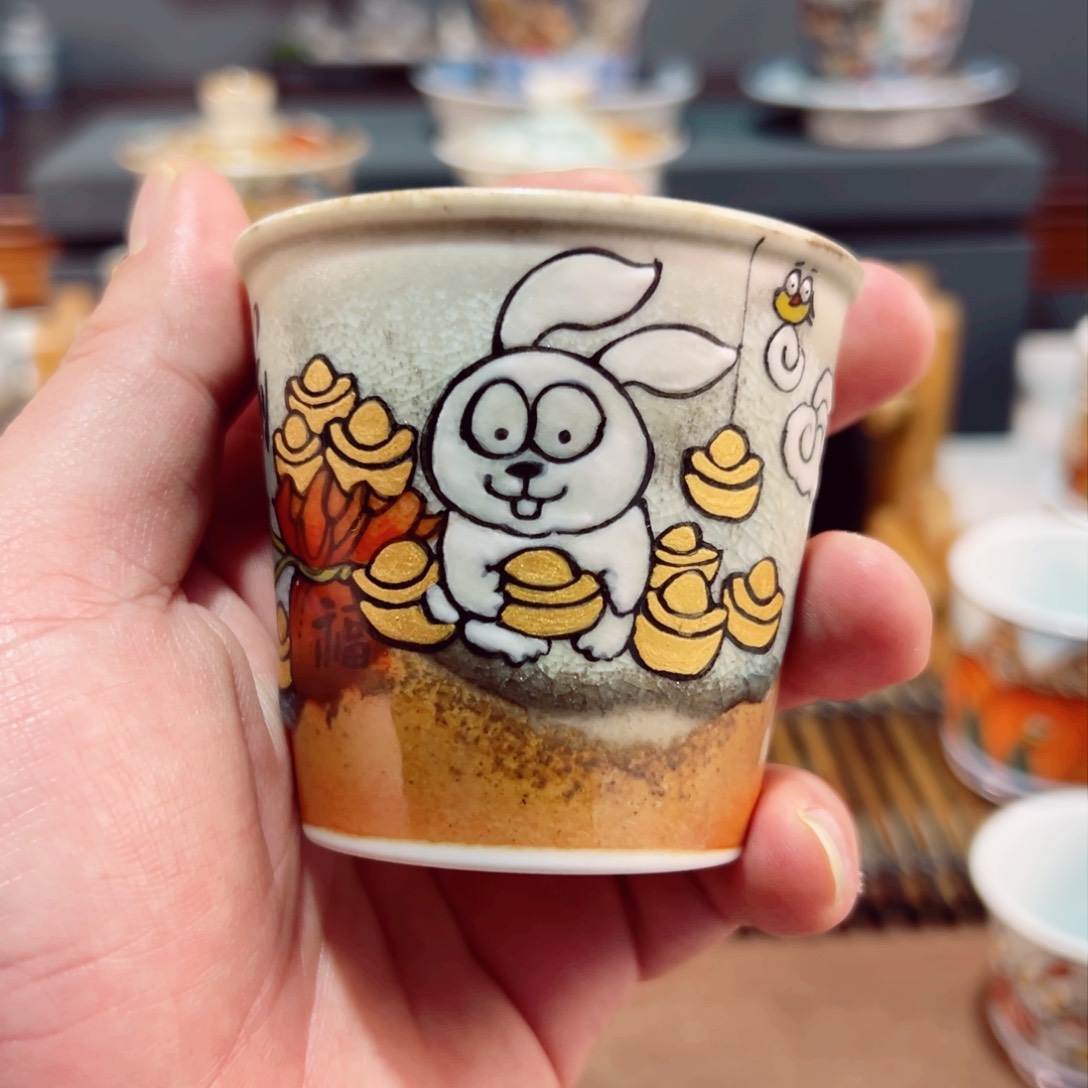 杯景德镇手工手绘