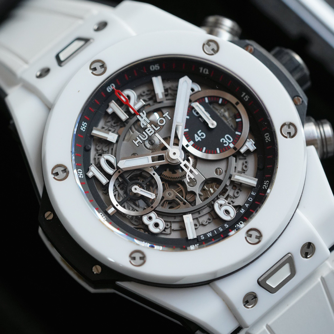 99新 Hublot/宇舶表 型号411.HX.1170.RX 盒子表带