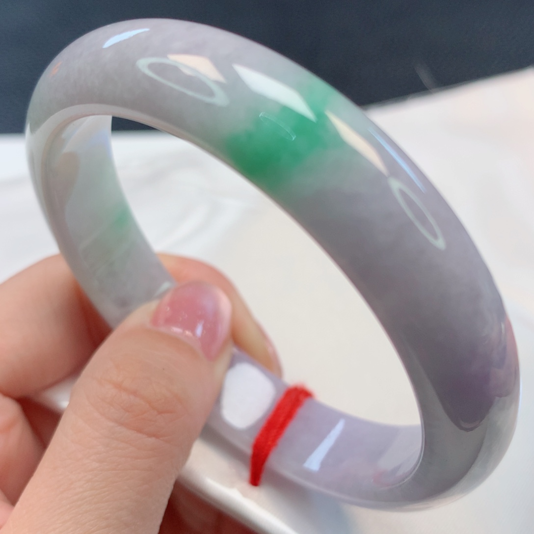 【闪购商品】翡翠手镯未镶嵌57圈
