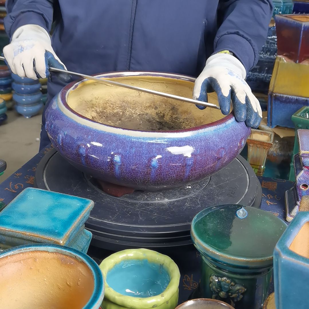 内口28深11石湾花盆默认微瑕