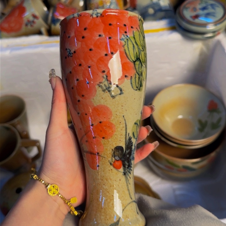 瓷片景德镇陶瓷手工手绘