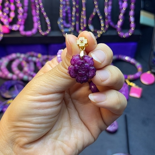 搞***型非金属桃花吊坠万能扣