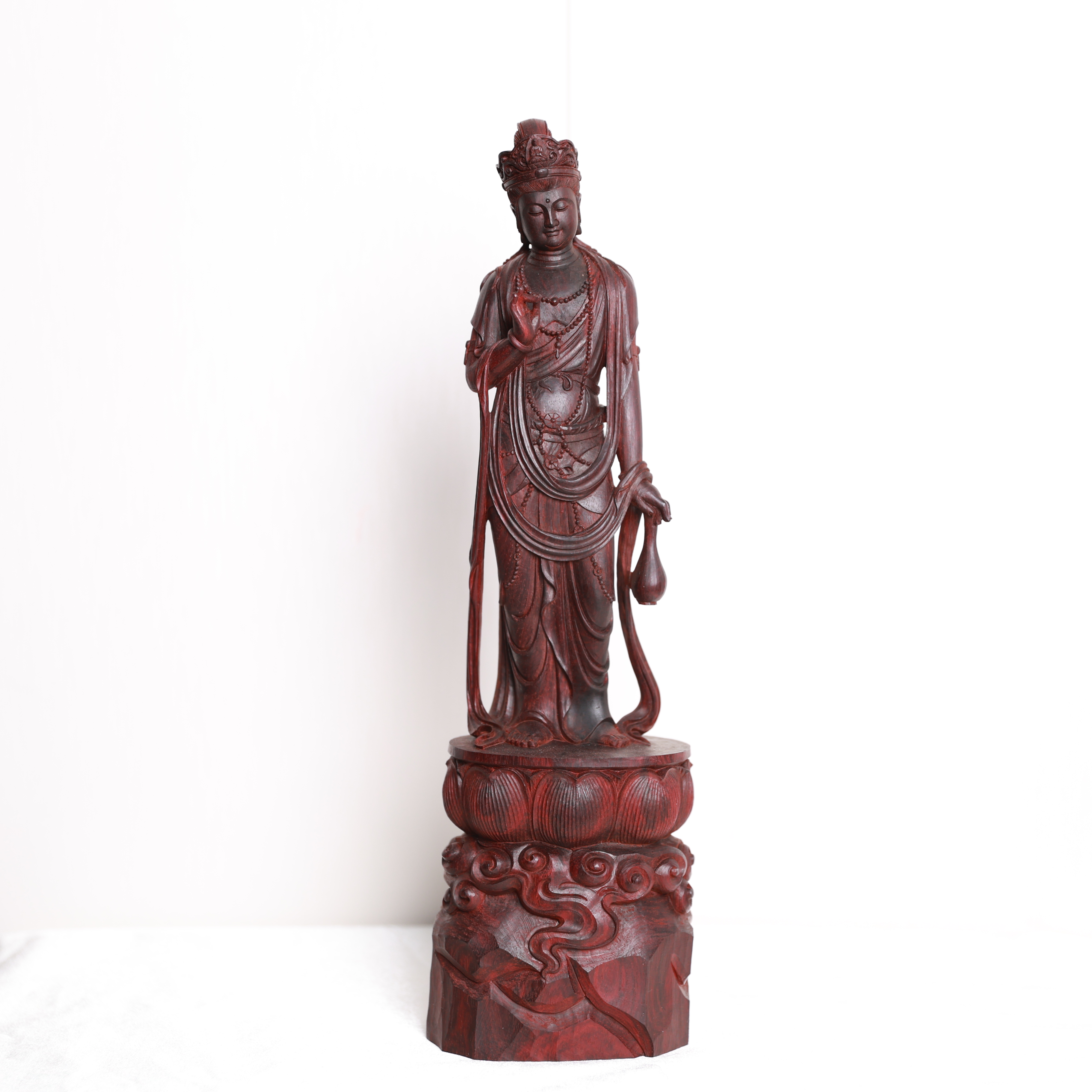 l25145 印度小叶紫檀-净瓶观音