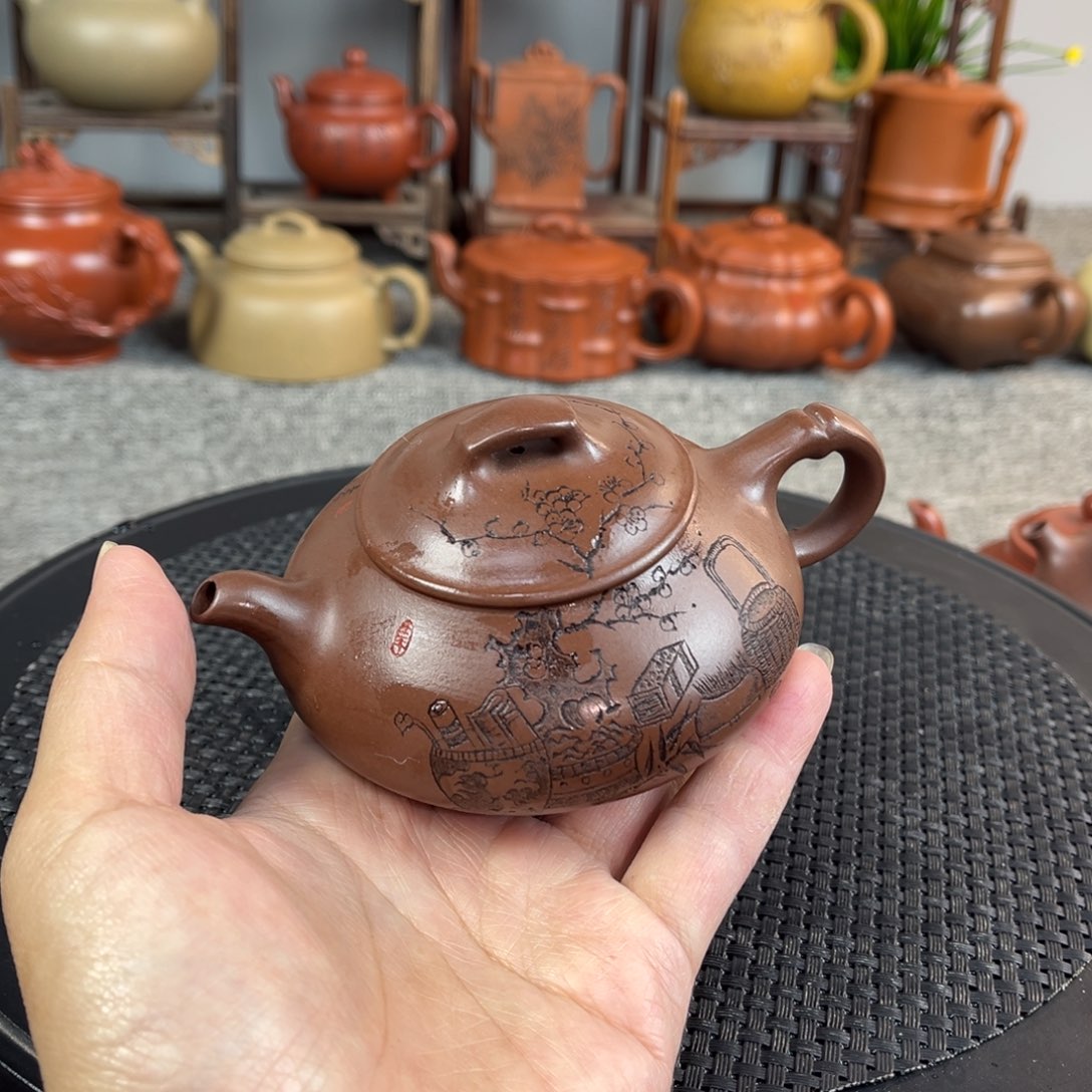 茶壶紫砂宜兴紫砂壶160ml