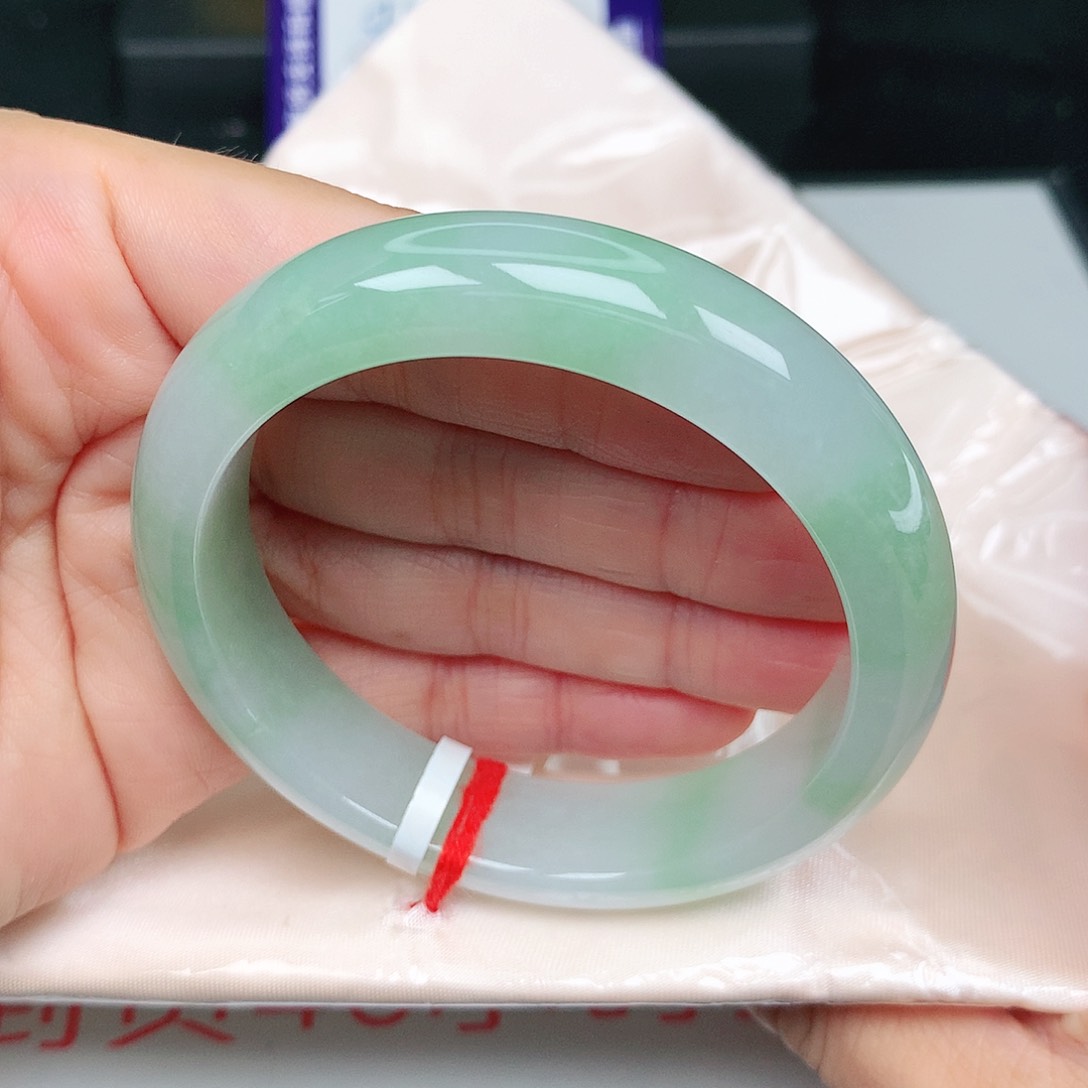 未镶嵌手镯翡翠冰甜绿17