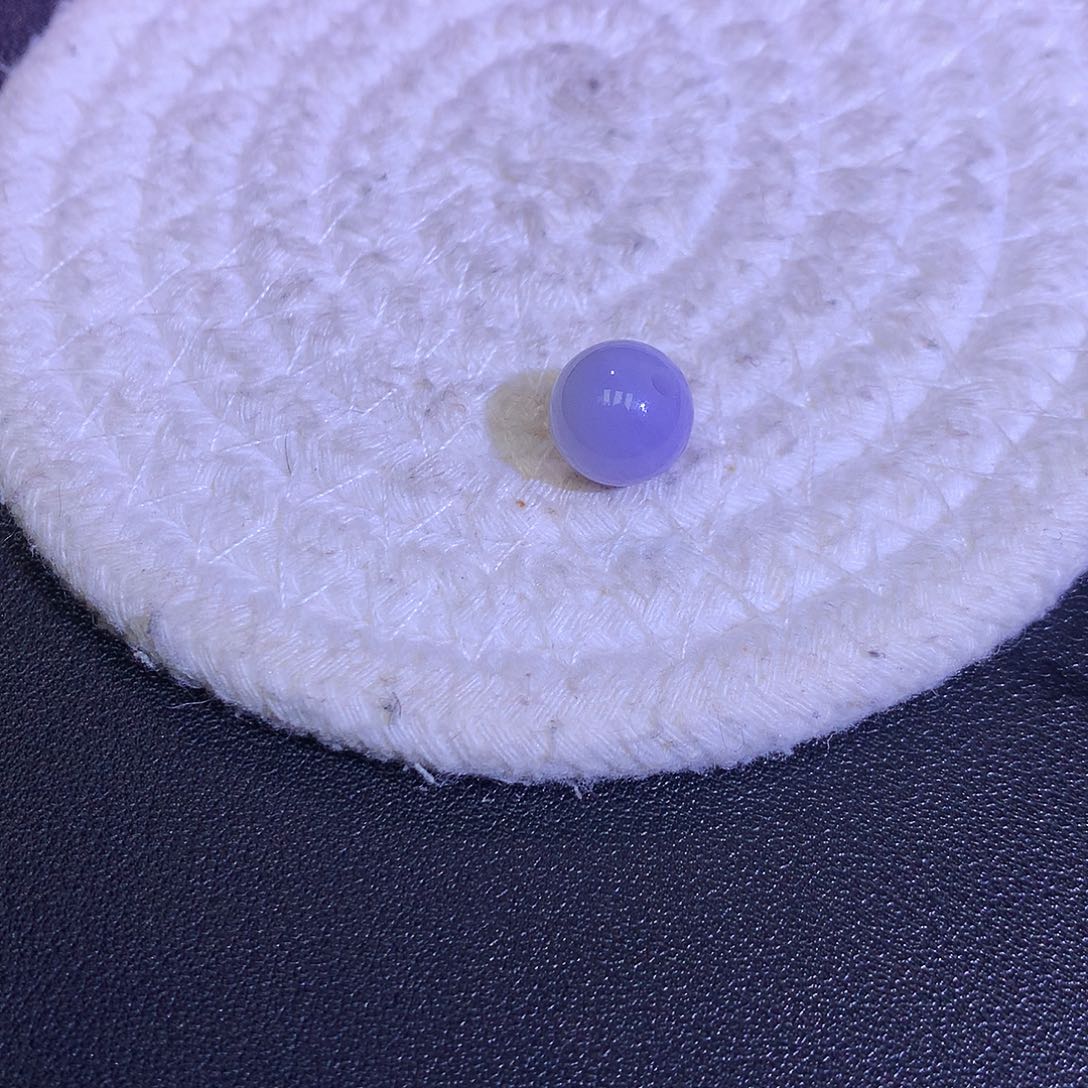 散珠翡翠天然缅甸翡翠单珠卡10.8大珠子