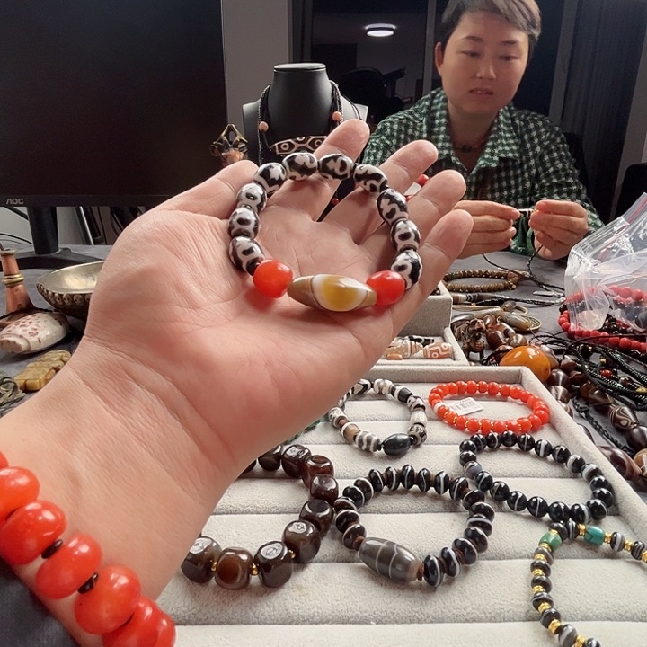 玛瑙/玉髓锁骨链未镶嵌栀*