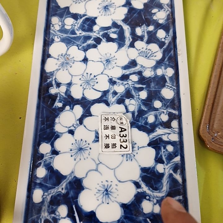 盘景德镇手绘釉下彩手绘