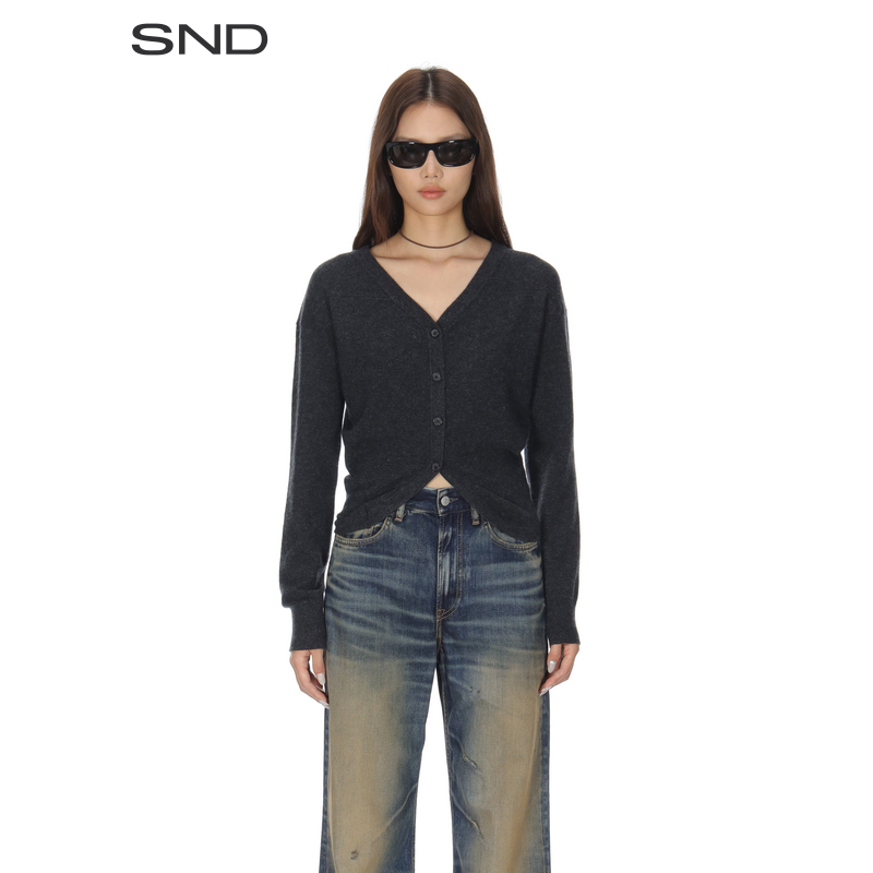 SND【R13 设计师品牌】SND PF25 裹身ZZ开衫