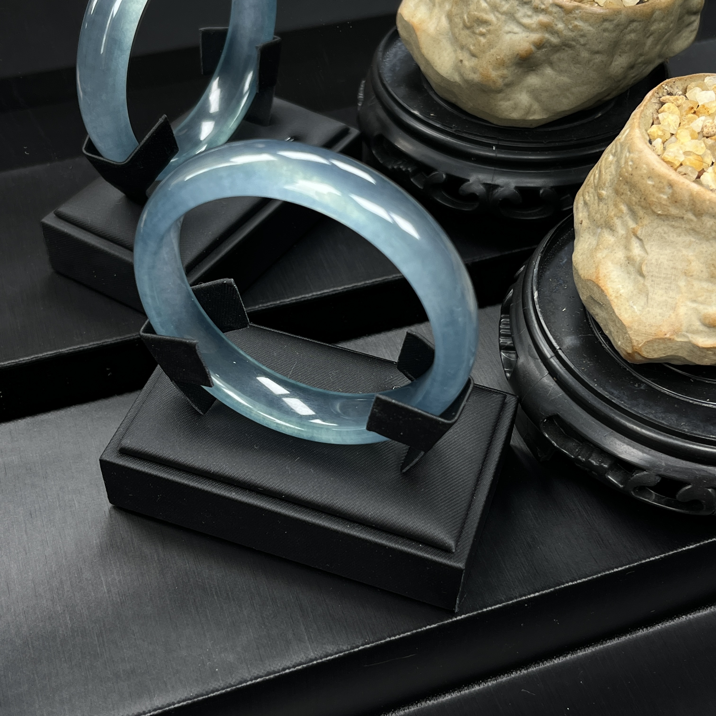 高品质精美蓝水手镯（下单请备注圈口）