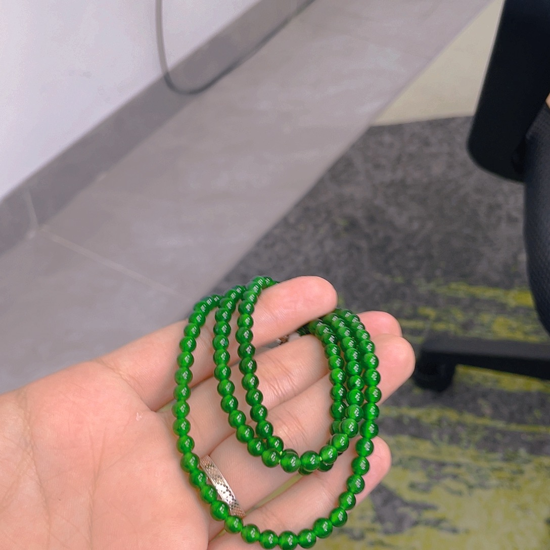 翡翠未镶嵌项链卡5