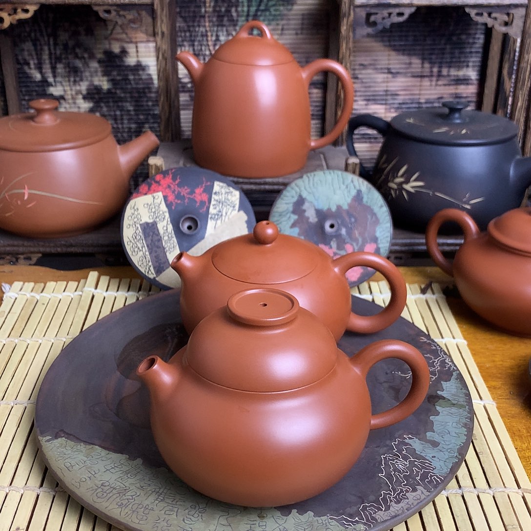 茗***r云南建水紫陶复烧壶