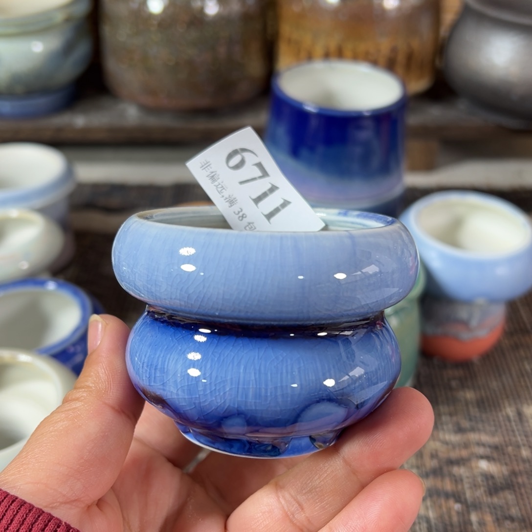 陶瓷景德镇手工花盆