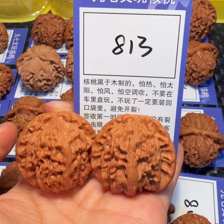 文玩核桃把件813白狮子39