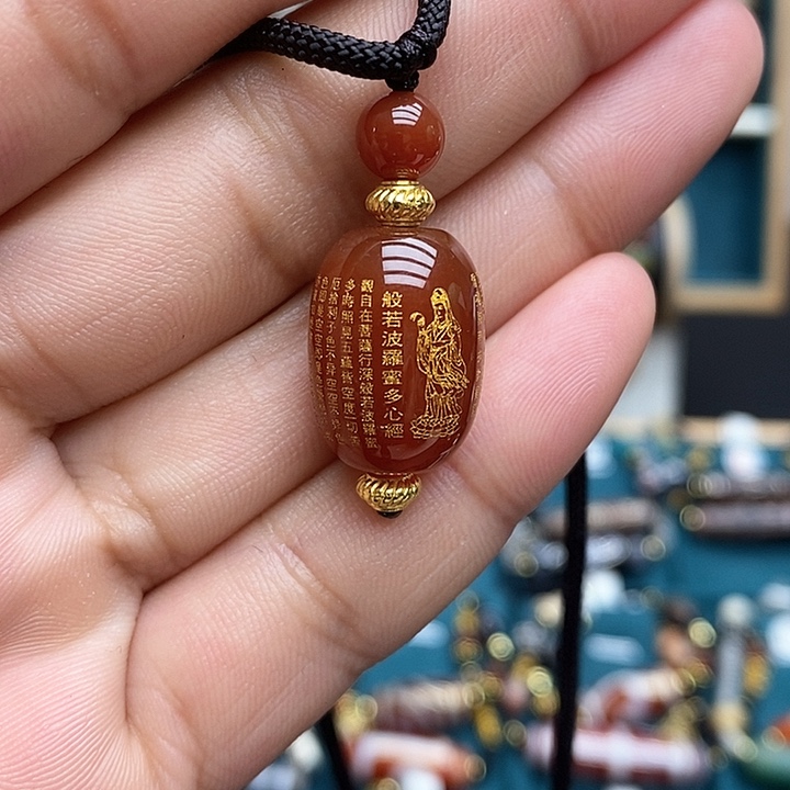 玛瑙/玉髓颈饰合金