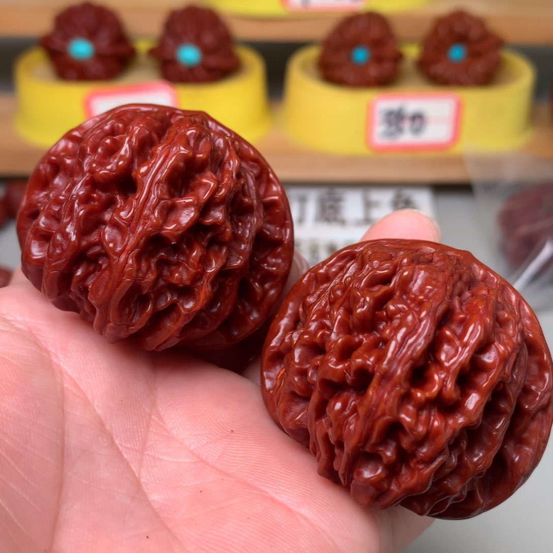 文玩核桃把件四座楼