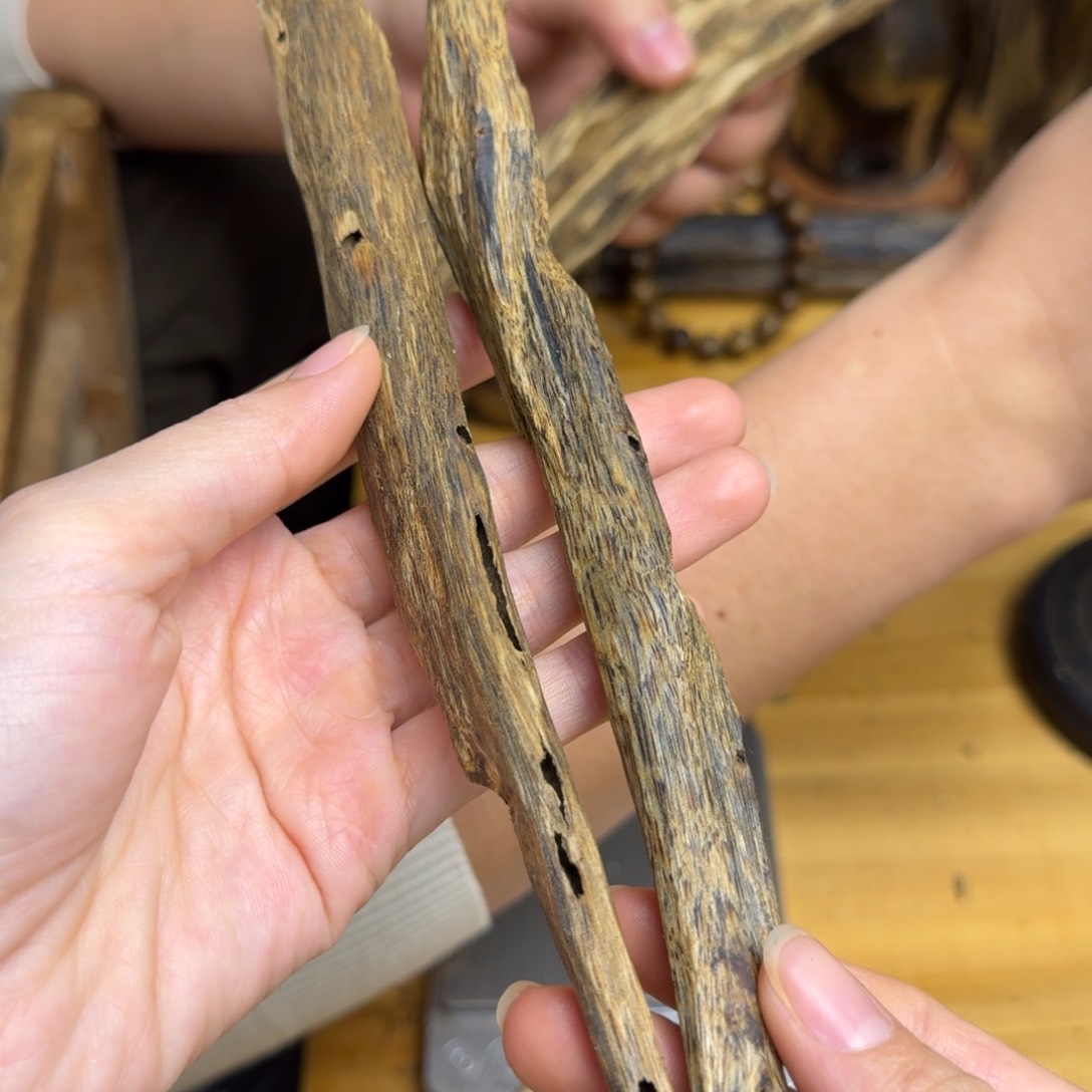 沉香沉香碎屑白棋品种块料31克