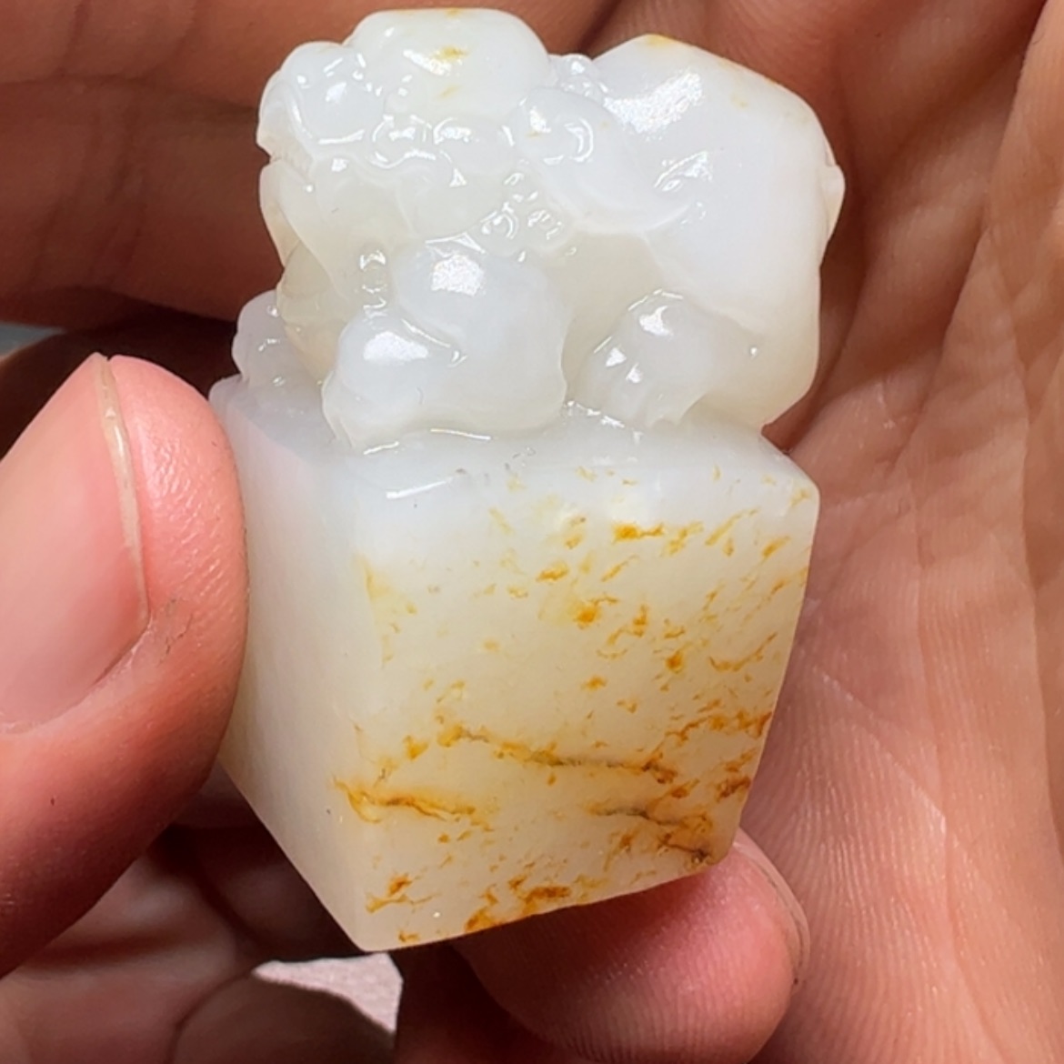 【闪购商品】和田玉颈饰未镶嵌沁***雪