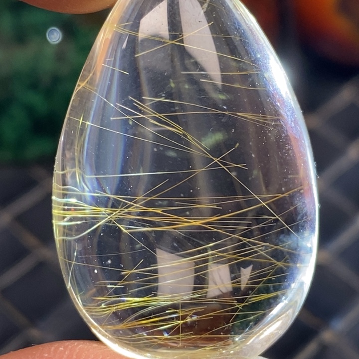 水晶颈饰未镶嵌水晶挂坠