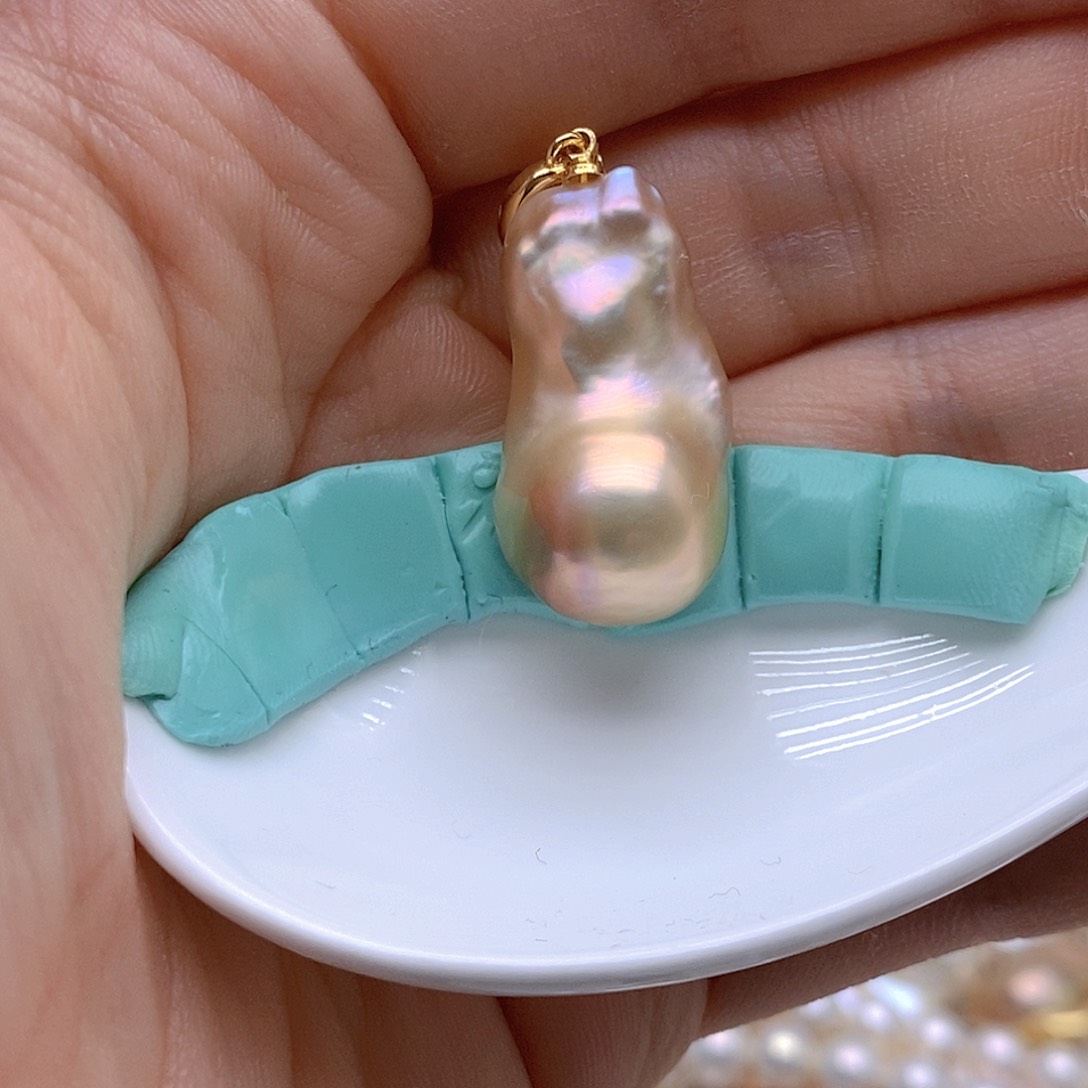 吊坠(不含链)未镶嵌淡水珍珠