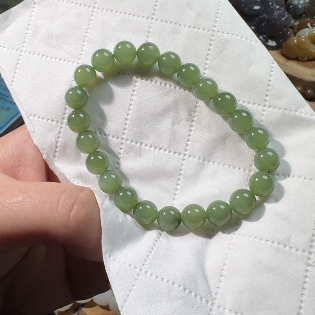 和田玉手串未镶嵌