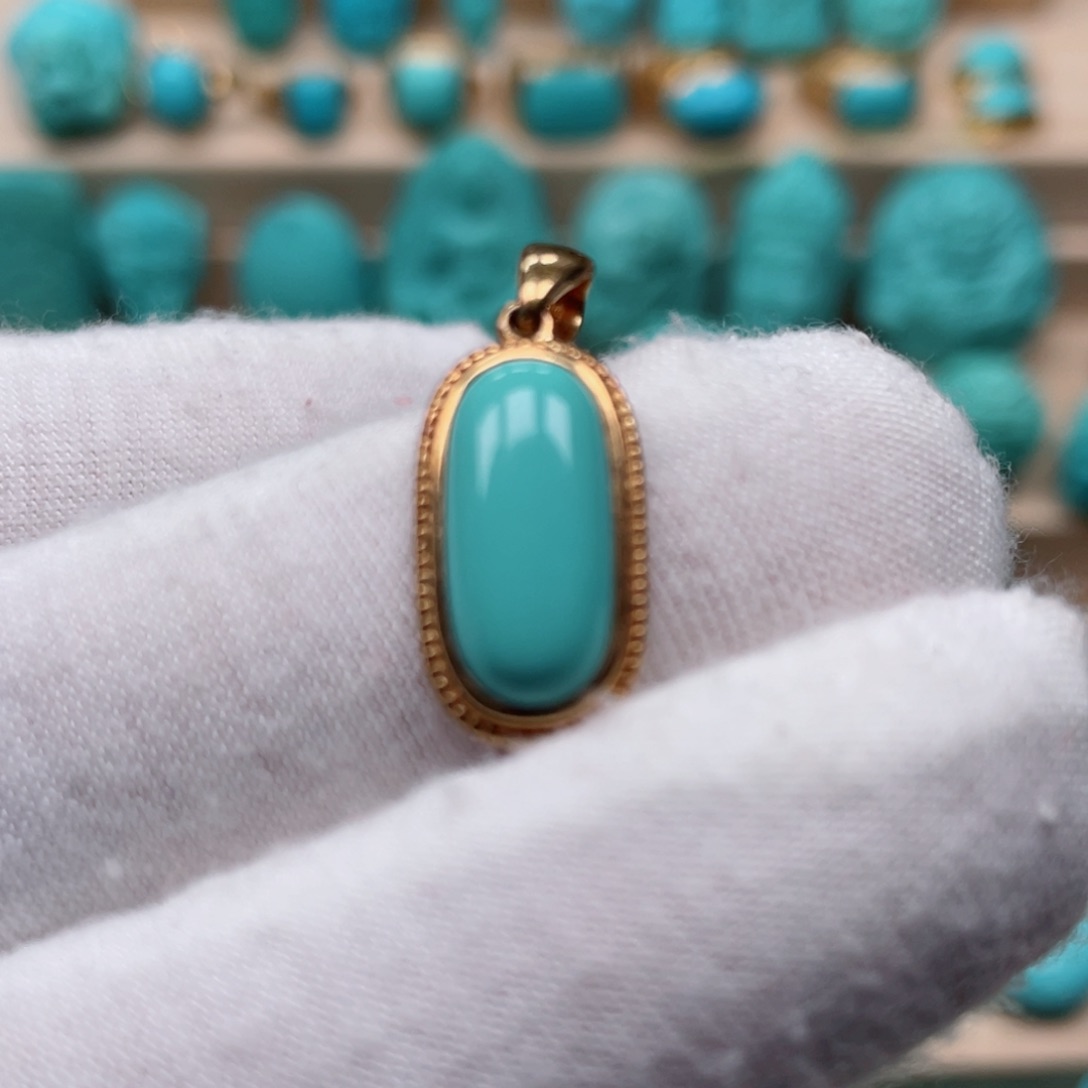 绿松石珠宝奇石未镶嵌