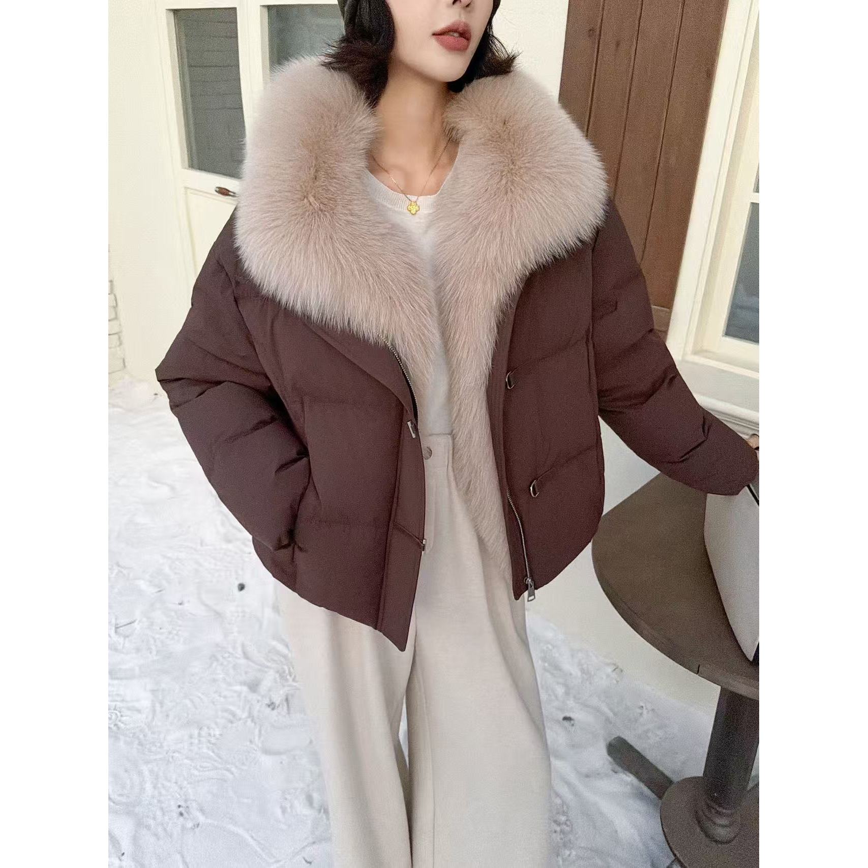 『羽绒服B』设计显瘦百搭时尚羽绒服2566