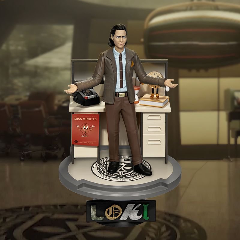 漫威正版野兽王国复仇者联盟洛基&旺达与幻视场景摆件手办周边