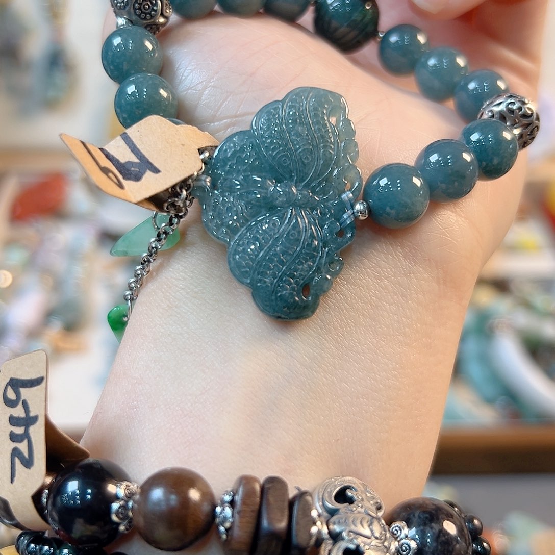 翡翠手链未镶嵌七*✨