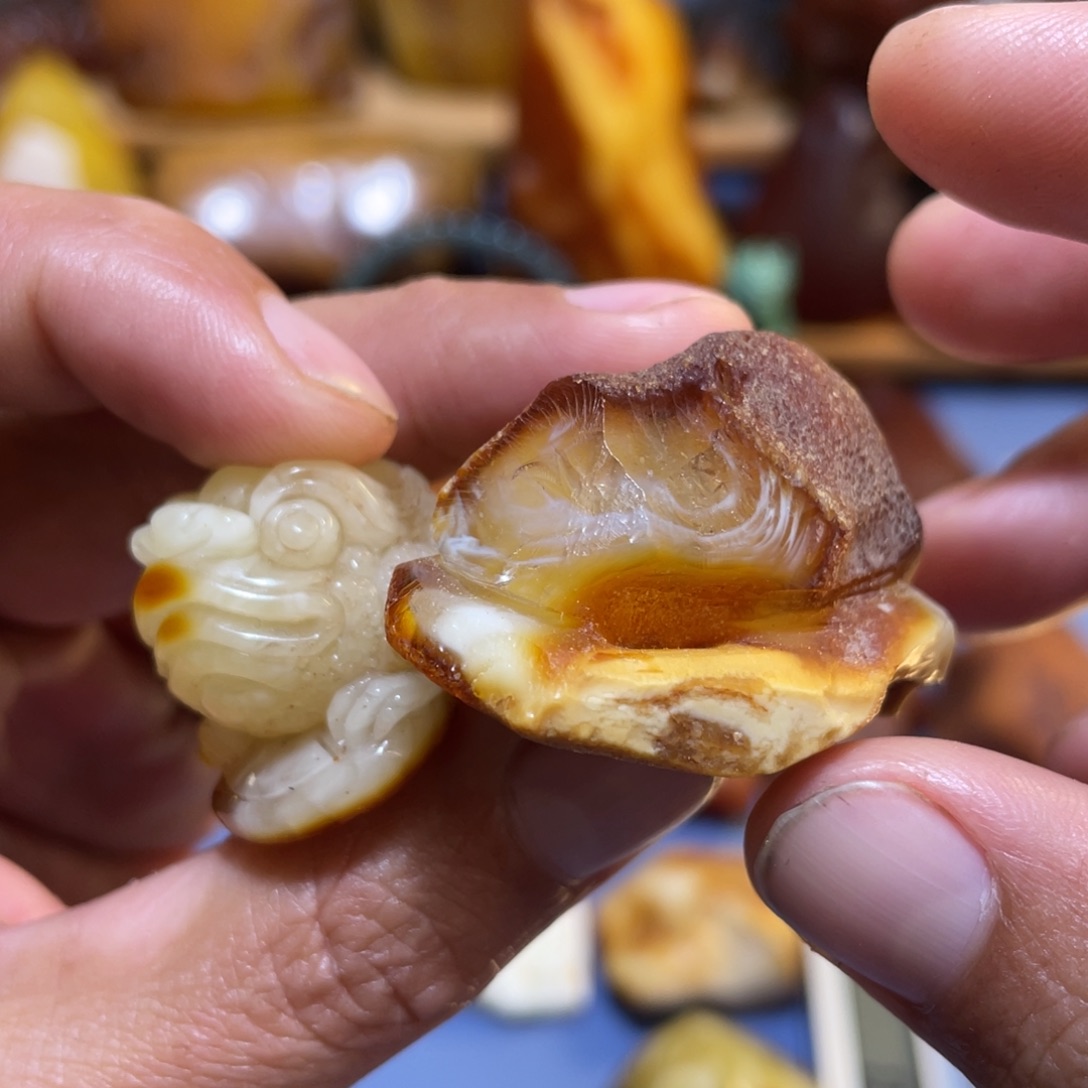 定制琥珀未镶嵌原