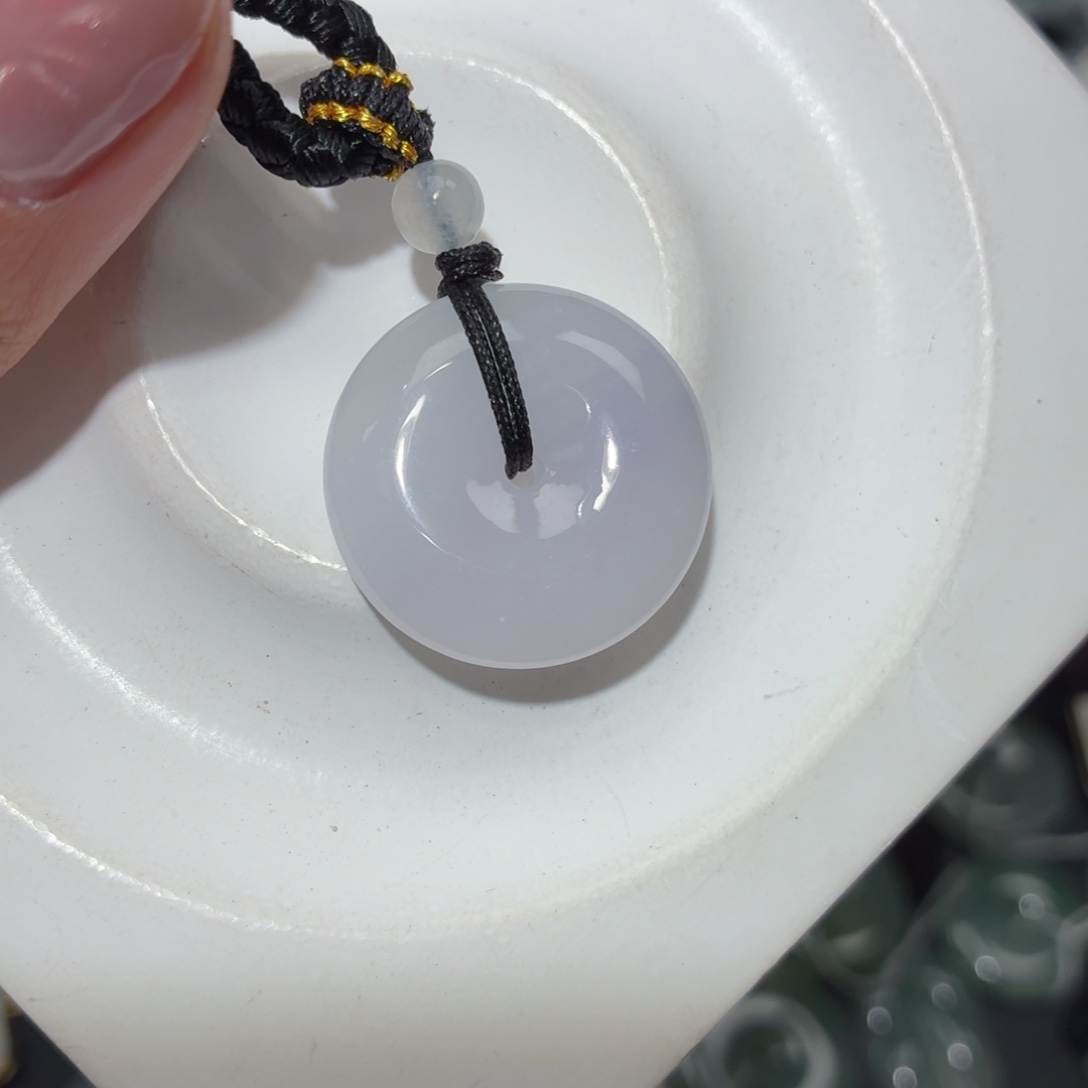 翡翠未镶嵌颈饰翡翠天然A货平安扣