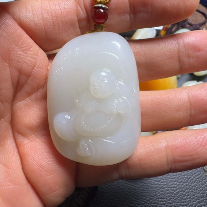 和田玉挂件未镶嵌濒**风