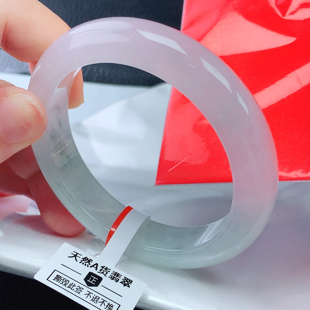 未镶嵌手镯翡翠55圈