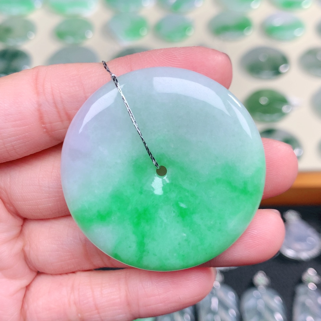 翡翠未镶嵌吊坠(不含链)43-5.9