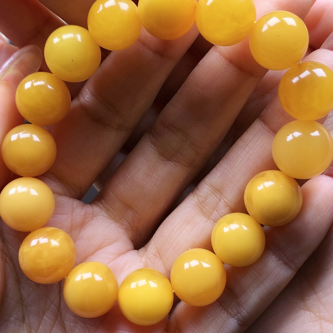 蜜蜡手链未镶嵌小*手串