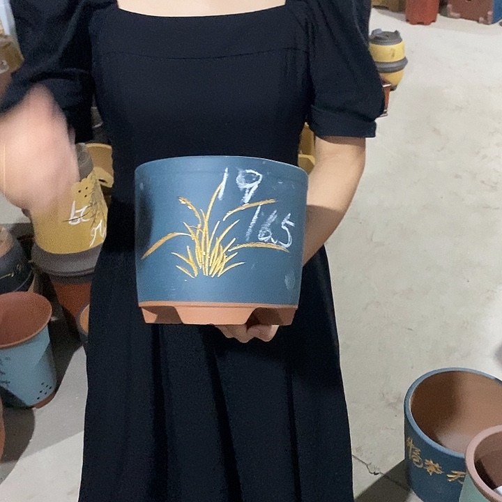 紫砂花盆紫砂花盆