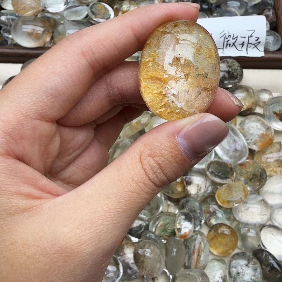 乖***张珠宝半成品水晶未镶嵌