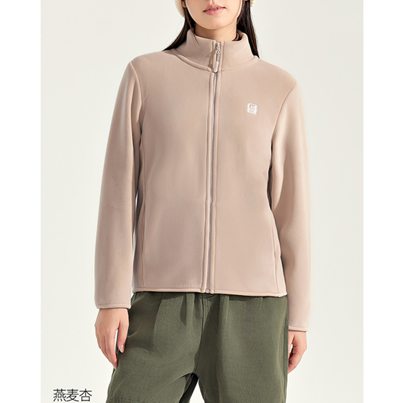 抓绒衣女2025秋冬新款洋气时尚开衫休闲百搭保暖云感外套