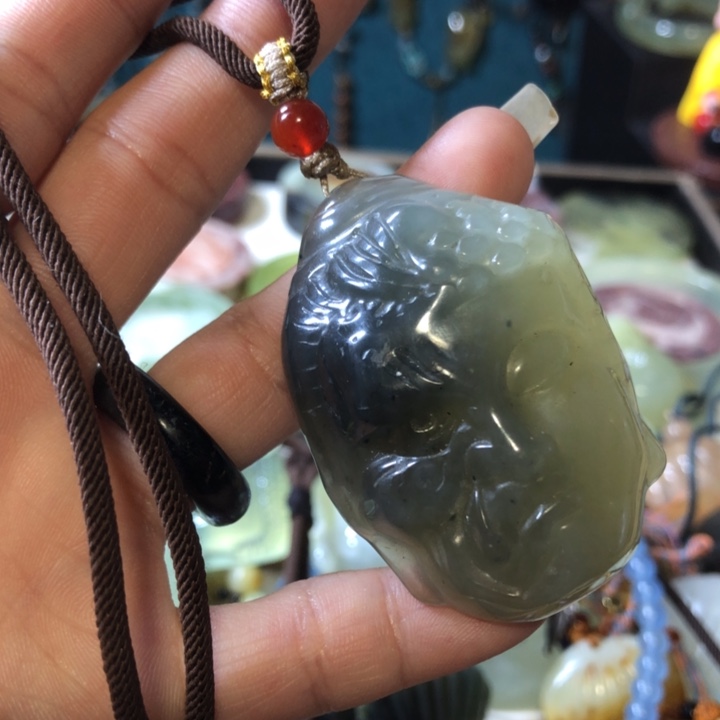 岫玉未镶嵌岫玉挂件